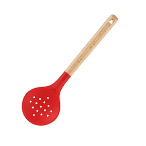 Kitchen Strainer Ladle Slotted Spoon High Heat Resistant Non Stick Cooking Slotted Skimmers For Draining & Frying