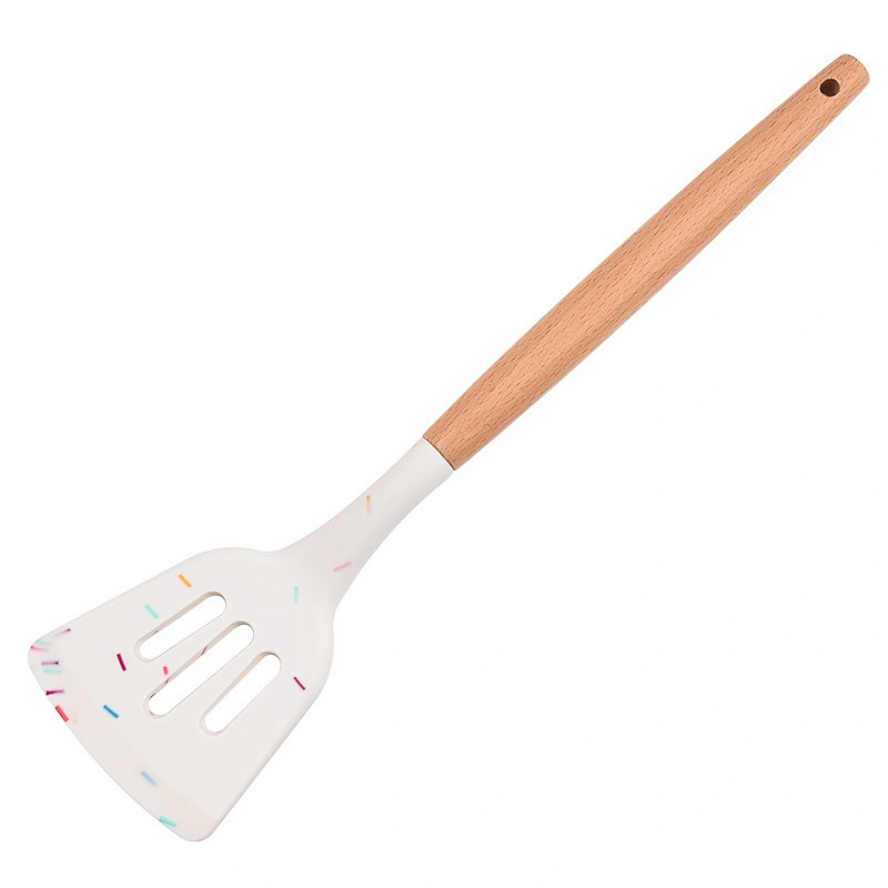 amazon top seller silicone kitchen utensils tool set cookware sets silicone cooking utensils with Wooden Handles