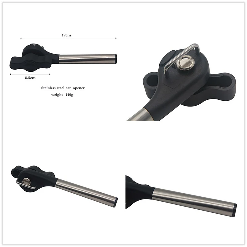 Amazon Top Seller multifunction professional custom left handed beer can stainless steel safety commercial manual can opener