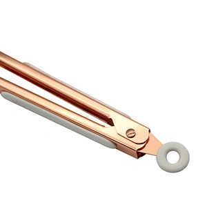 Wholesale Custom Logo Food Grade 430 Stainless Steel Handle Barbecue Grill BBQ Silicone Kitchen Food Tongs