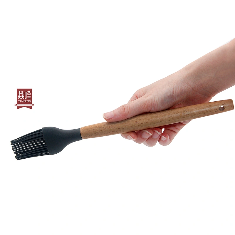 Heat Resistant Kitchen Silicone Oil Brush Silicone Pastry Basting BBQ Sauce Cooking Oil Brush Cooking Baking Scrub Brush