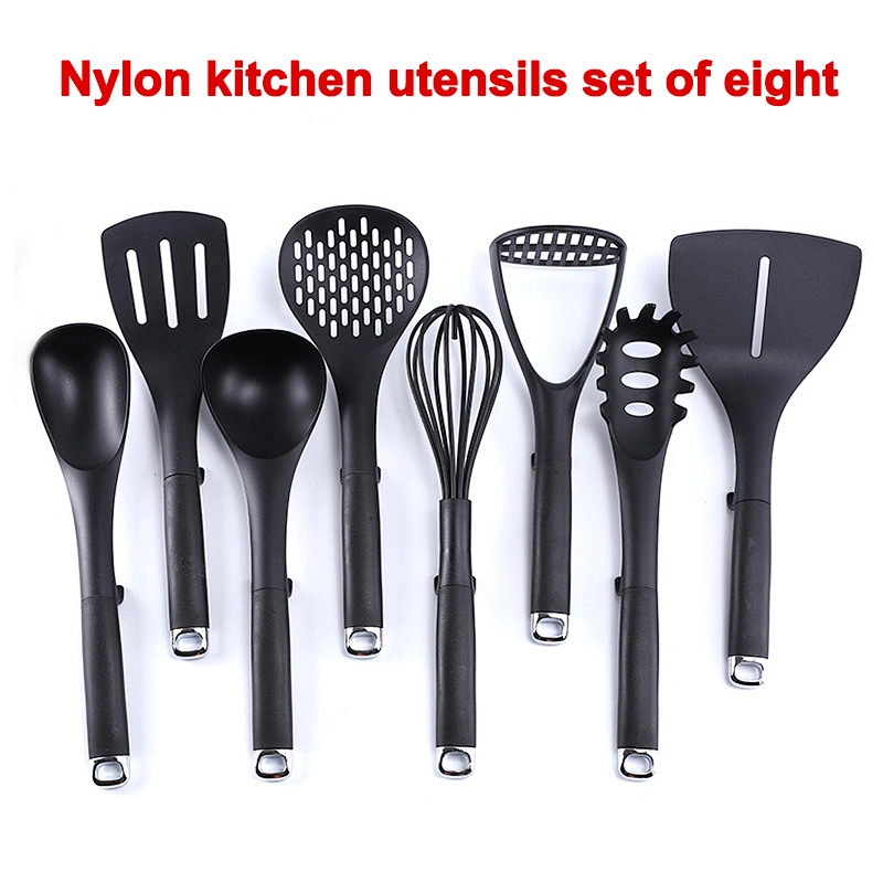 9Pcs Nylon Kitchen Cooking utensils Set baking Utensil and equipment accessories nylon kitchen utensil set