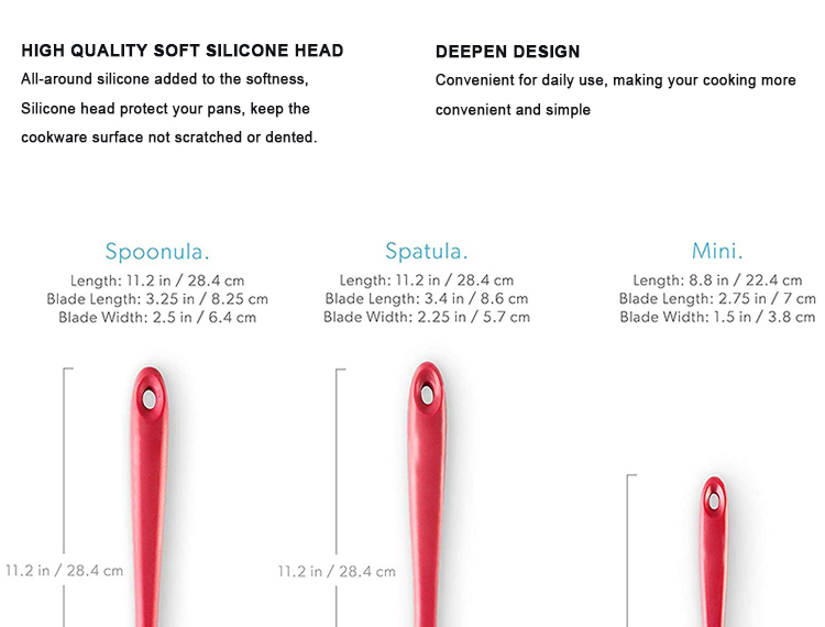 silicone kitchen utensil set