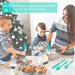 6 Piece spatulas silicone Heat Resistant Non Stick Silicone baking spatula Kitchen Utensils set Silicone Spatula Set