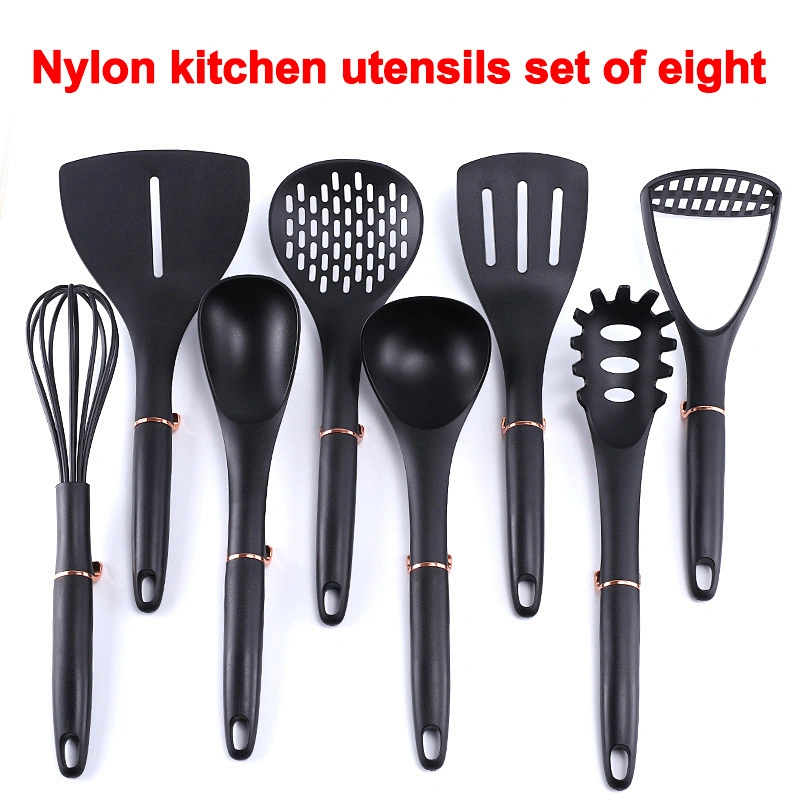 Nylon Kitchen Utensil Set 9 Piece Premium Stainless Steel And Nylon Kitchen Utensil Gadget Tool Set