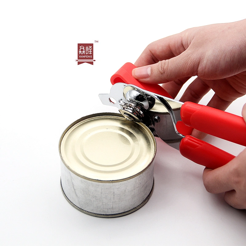 Wholesale Kitchen Gadget Red Color Stainless Steel Safety Manual Opener