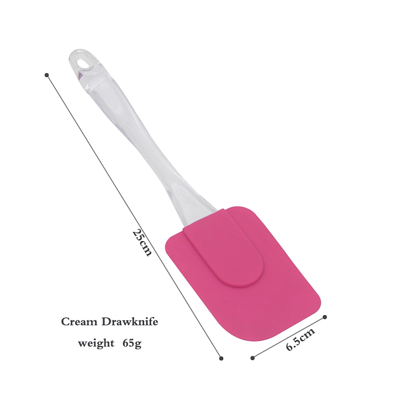 New style silicone kitchen cream draw knife butter knife spatula