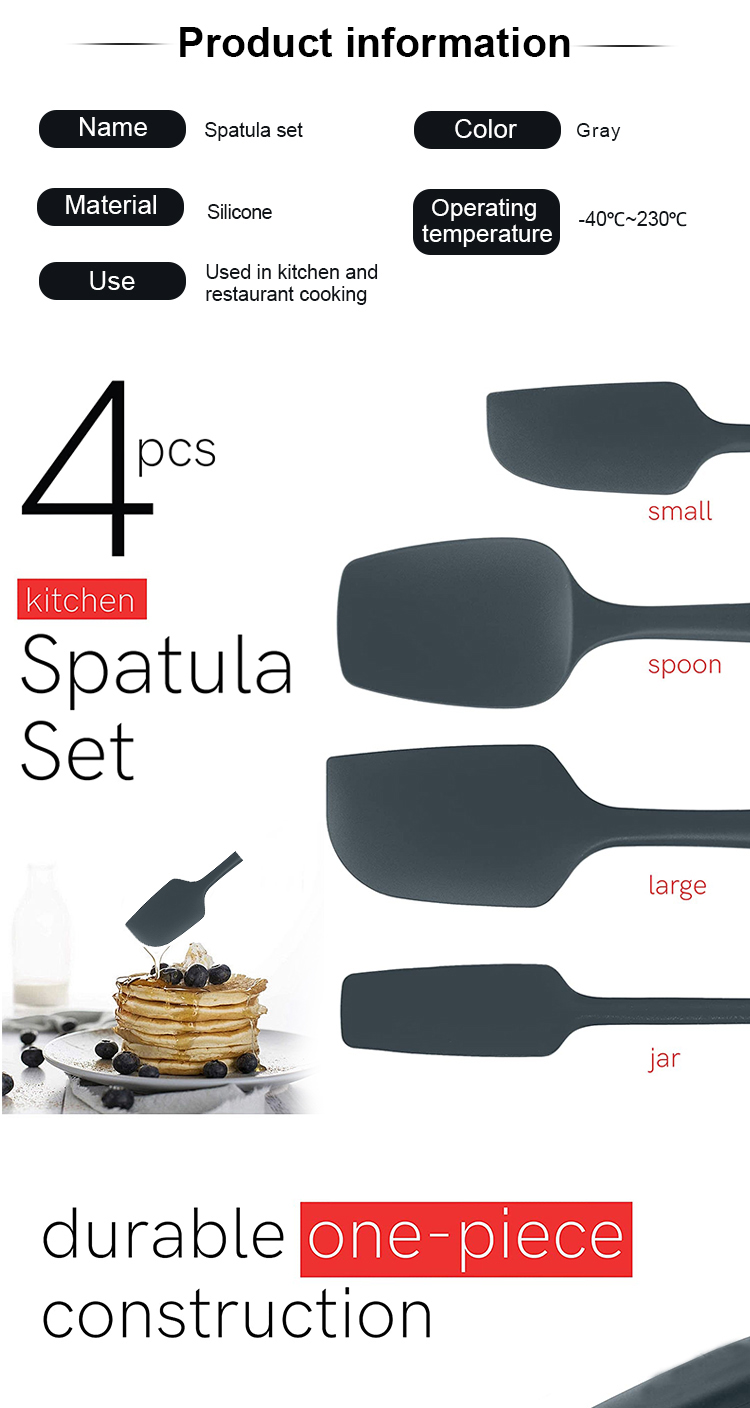 silicone kitchen utensil set