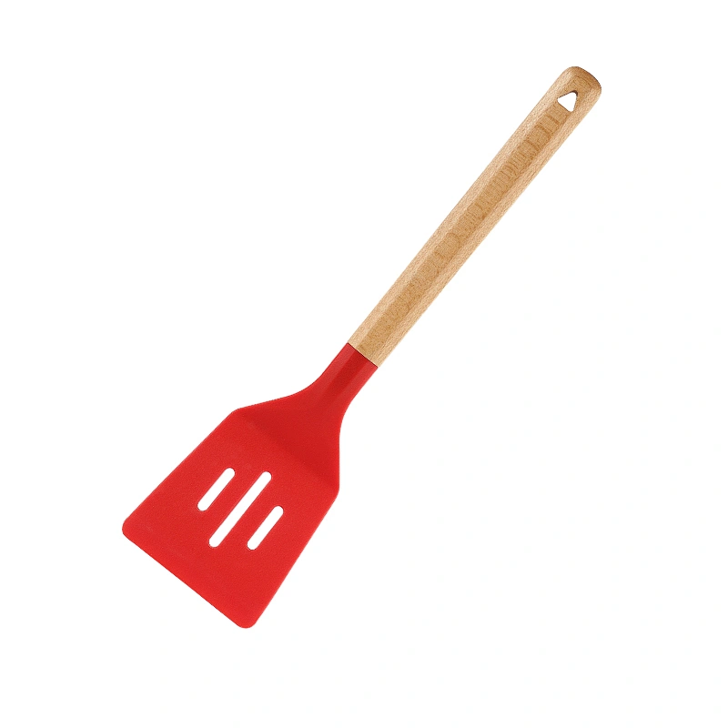 Amazon Hot Sale Food Grade Kitchen Turner Kitchen accessories Non-Stick heat resistant Cooking Utensils Silicone Turner
