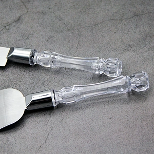 YF Wholesale friendly elegant stainless steel cheese knife for dinner party bread cheese knife set