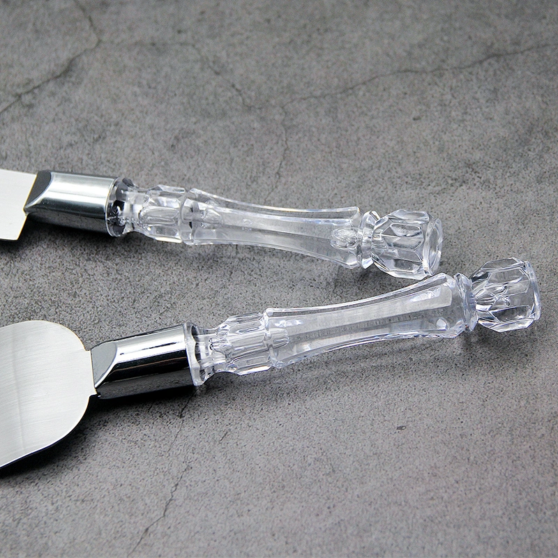 YF Wholesale friendly elegant stainless steel cheese knife for dinner party bread cheese knife set