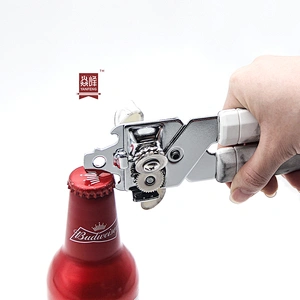 Wholesale Price Stainless Steel Safety Manual Can Opener with Non-slip Handle for Kitchen