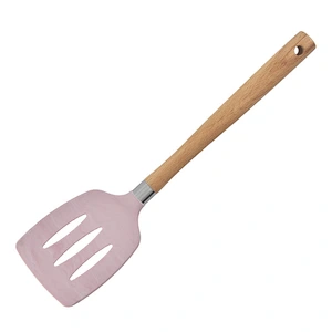 Camping CookWare Kitchen Accessories cooking utensil Tools Set Silicone Kitchen Utensils set with Wooden handle