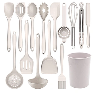 Heat Resistant Kitchen Utensils Gadgets Tools Set Nonstick silicone kitchen accessories Silicone Cooking Utensils Set