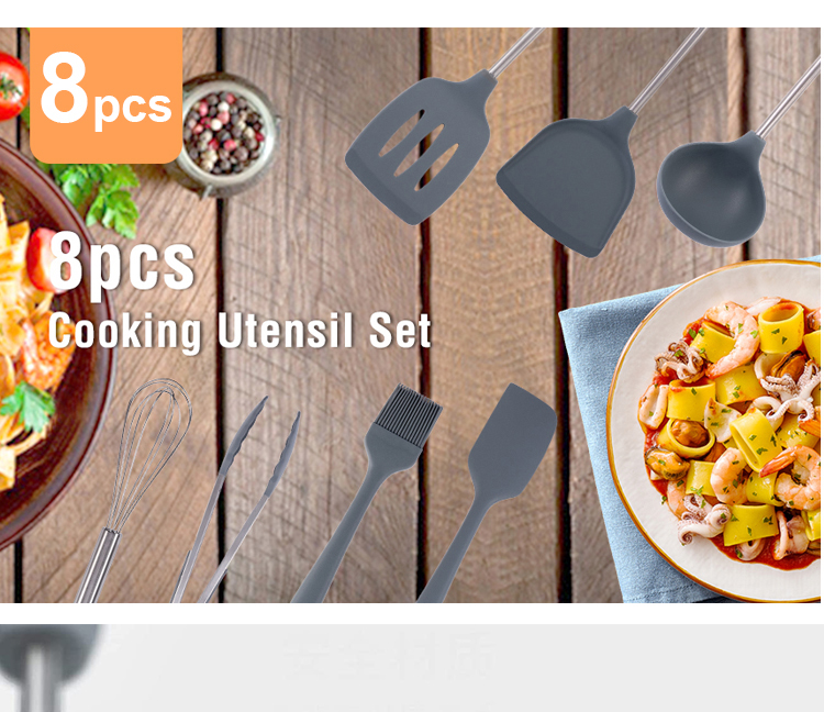 stainless steel cooking utensils set