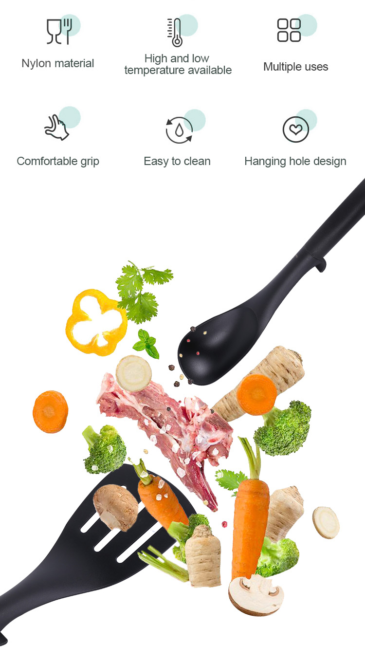 nylon kitchen utensil set