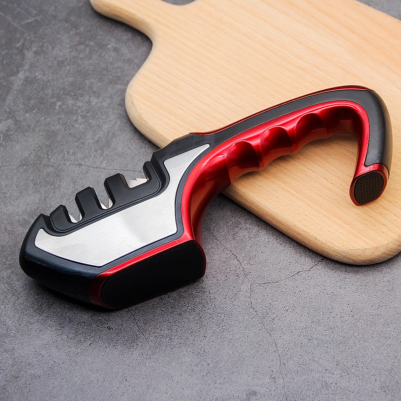China Factory Smart Kitchen Tools and Utensils Manual Sharpener Professional Knife Sharpener Wholesale