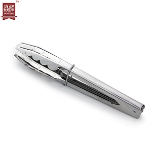 Amazon Hot Sale Cooking Tong for Barbecue BBQ Grill food clip  Food Grade Stainless Steel Kitchen Tongs