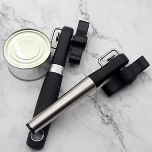 Amazon Top Seller multifunction professional custom left handed beer can stainless steel safety commercial manual can opener