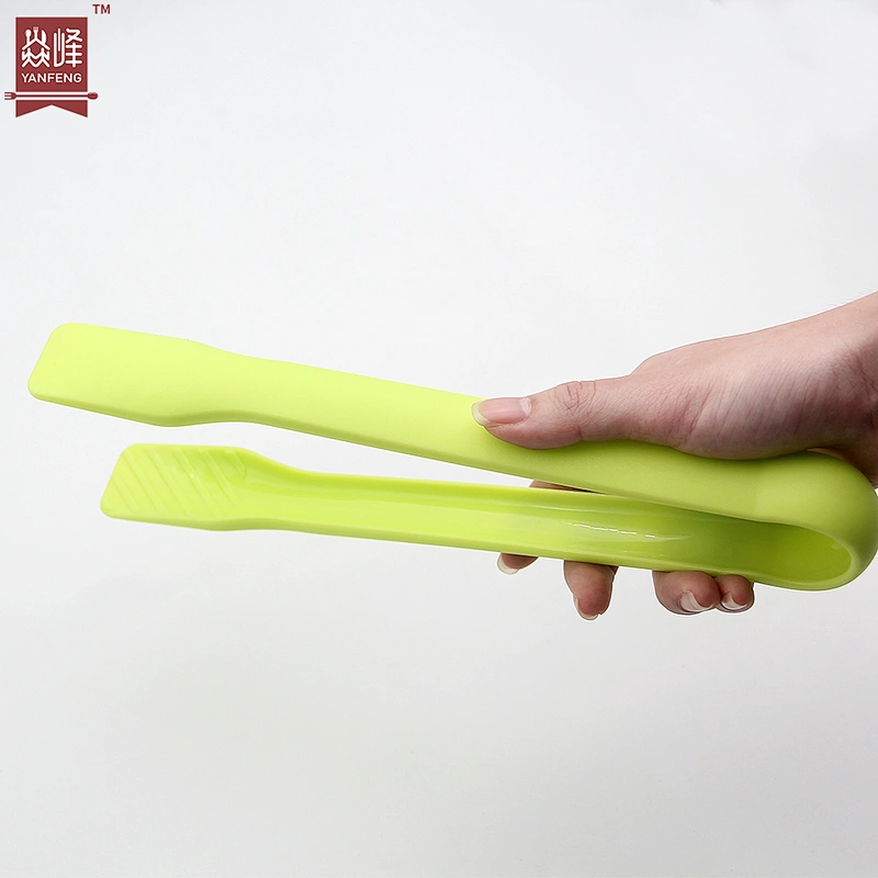 YF High Quality Plastic Food Serving Tongs Multi Usage Kitchen Gadgets Plastic Bread Salad Food Tongs