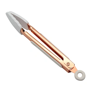 Wholesale Custom Logo Food Grade 430 Stainless Steel Handle Barbecue Grill BBQ Silicone Kitchen Food Tongs