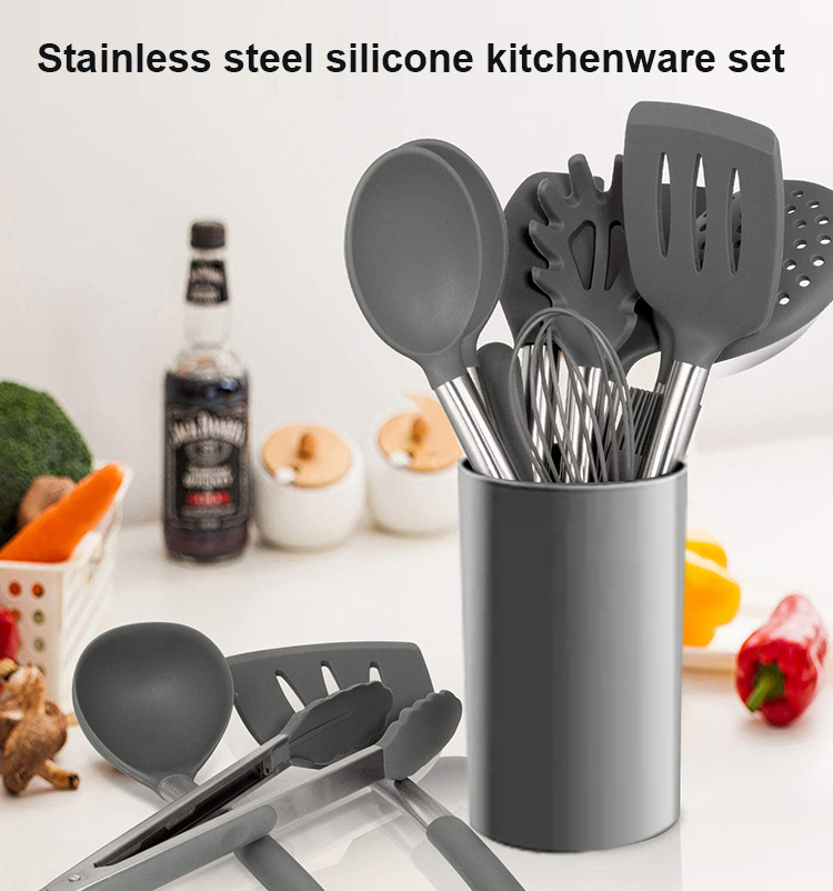 silicone kitchen utensil set