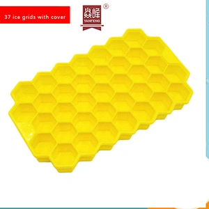 Silicone Ice Cube Tray Food Grade Reusable Elastic Model Used For Making Cake Cream Ice Cubes Freeze Mould Mold