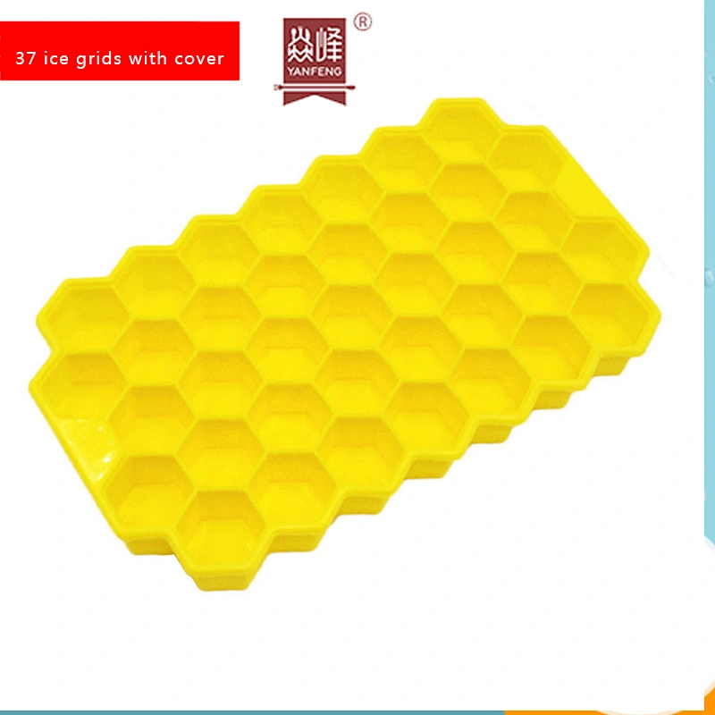 Silicone Ice Cube Tray Food Grade Reusable Elastic Model Used For Making Cake Cream Ice Cubes Freeze Mould Mold