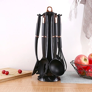 Kitchen Accessories Nylon Pasta Fork Turner Spoon Ladle Spatula Shovel Nylon Kitchen Cookware Tools Kitchen Cooking Utensils Set