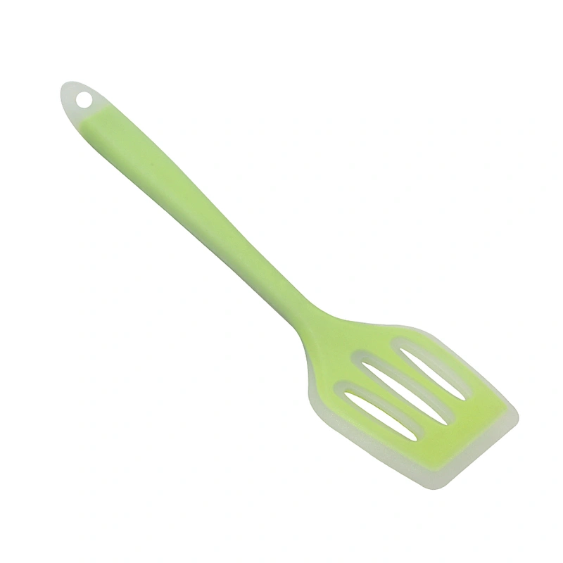 safe material kitchen utensils cooking mini silicone slotted turner