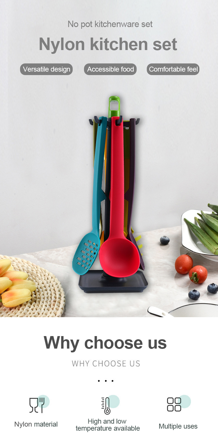 nylon kitchen utensil set