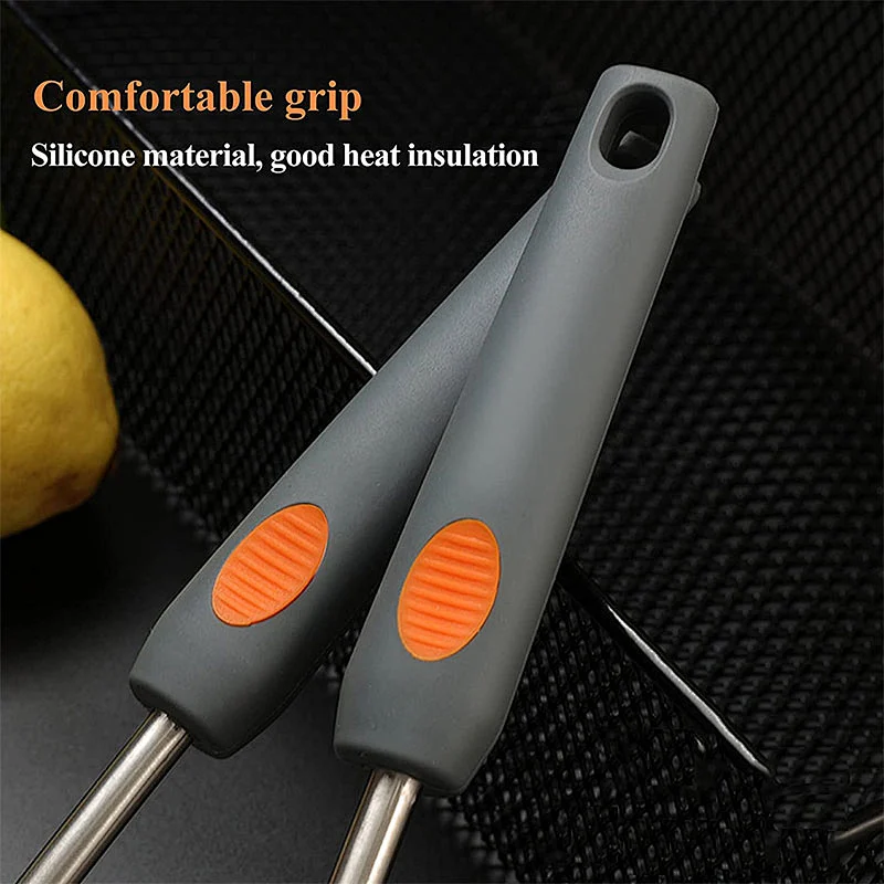 8Pcs Kitchen Cooking Tools with Stainless Steel Handle Kitchen Cookware Set Silicone Cooking Utensils Set with Holder