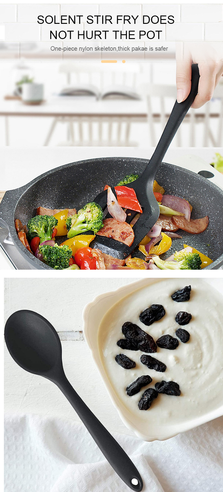 silicone kitchen utensil set