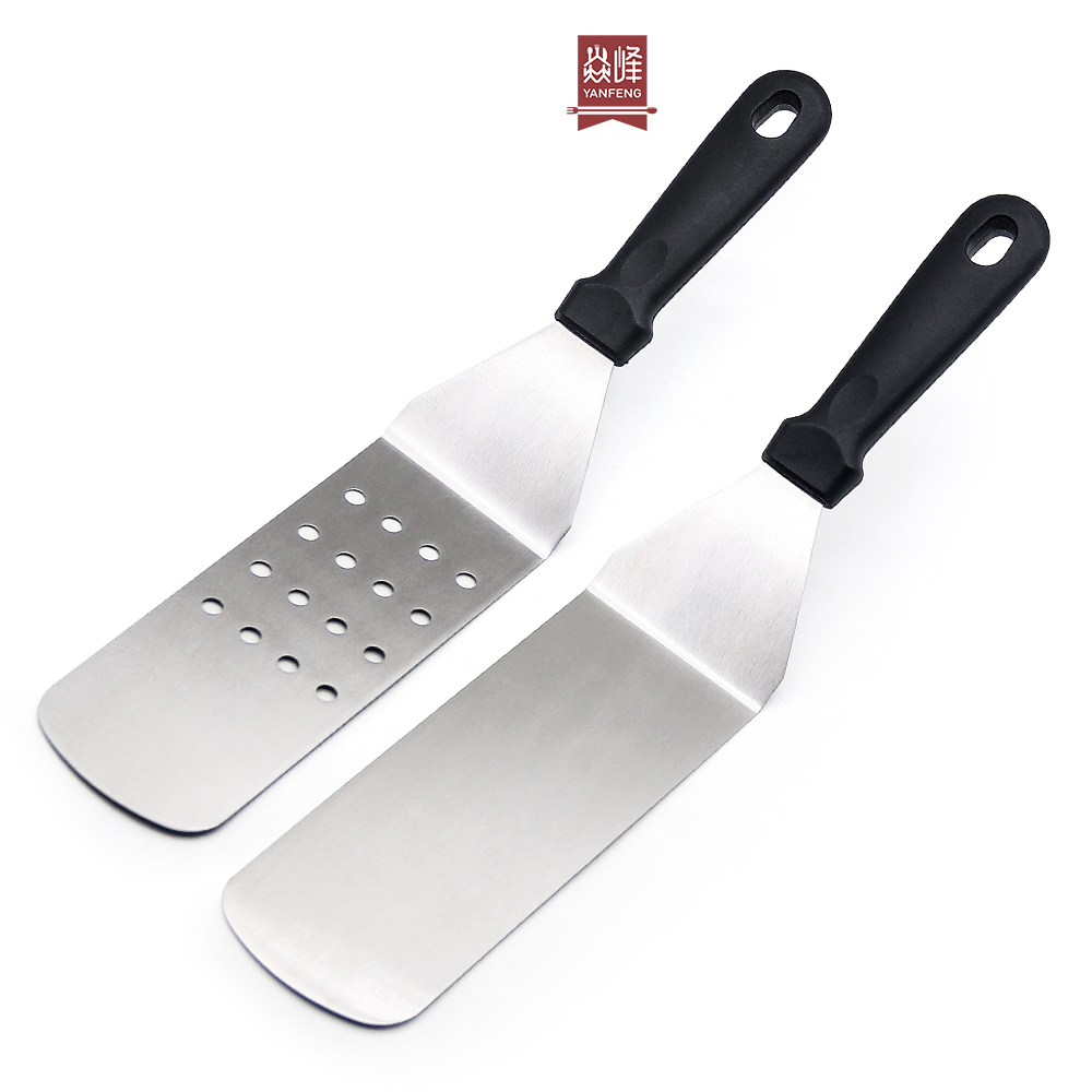 tough durable Food Grade stainless steel kitchen cake turner for pizza steak panckes fried rice barbecue