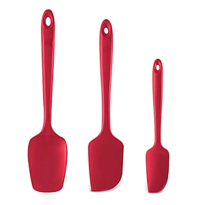 3 Piece Silicone Spatula Set Kitchen Gadget Non Scratch Scraper Spatulas Cookware set Heat Baking Silicone Kitchen Utensil Set