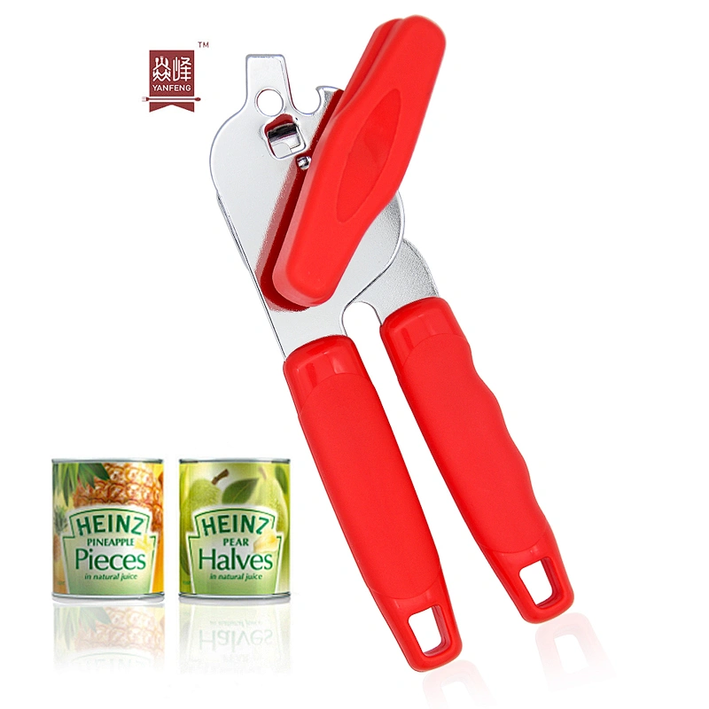 Wholesale Kitchen Gadget Red Color Stainless Steel Safety Manual Opener