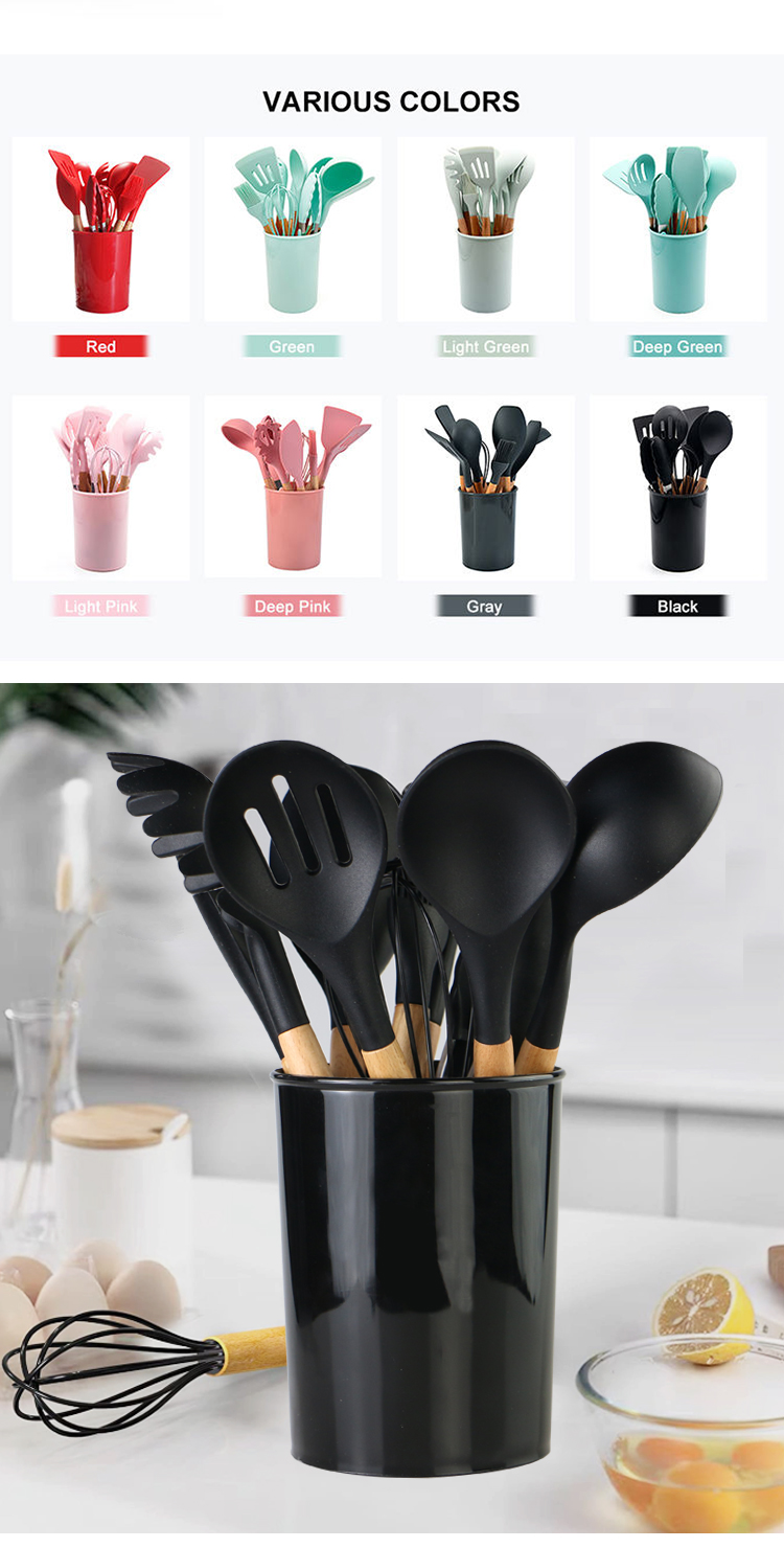 Silicone Cooking Kitchen Utensils