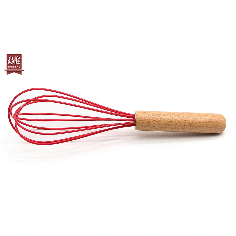 Kitchen gadget food grade manual egg tools silicone Egg Beater Whisk Cooking Baking Egg Tools for Blending Whisking