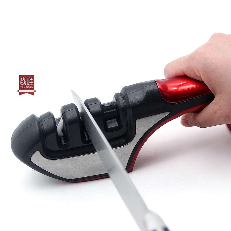 China Factory Smart Kitchen Tools and Utensils Manual Sharpener Professional Knife Sharpener Wholesale