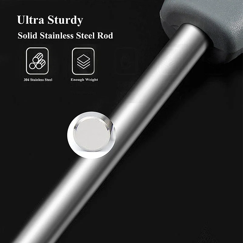 8Pcs Kitchen Cooking Tools with Stainless Steel Handle Kitchen Cookware Set Silicone Cooking Utensils Set with Holder