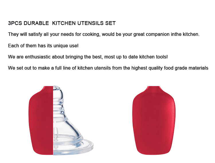 silicone kitchen utensil set