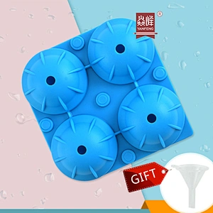 Silicone Ice Cube Tray Food Grade Reusable Elastic Model Used For Making Cake Cream Ice Cubes Freeze Mould Mold