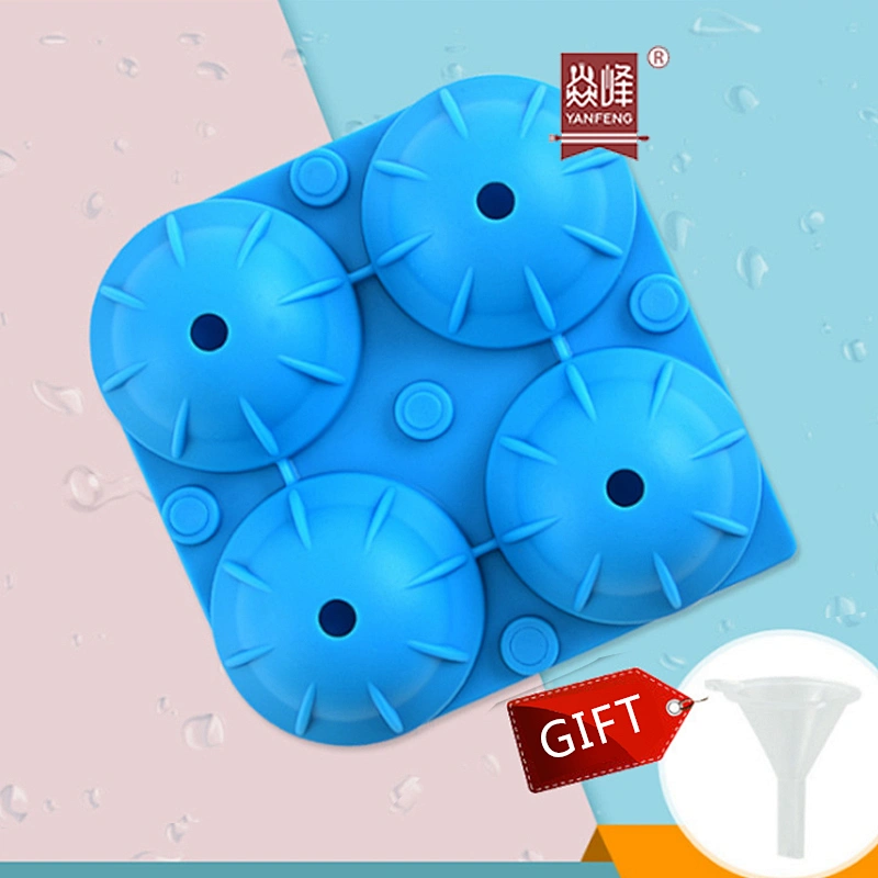 Silicone Ice Cube Tray Food Grade Reusable Elastic Model Used For Making Cake Cream Ice Cubes Freeze Mould Mold