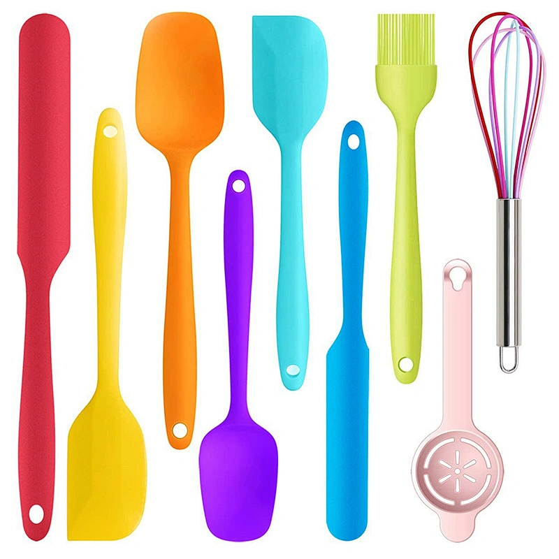 12 Piece Heat Resistant Silicone Spatula Baking Tool Kitchen Spatulas Silicone Spatula Set
