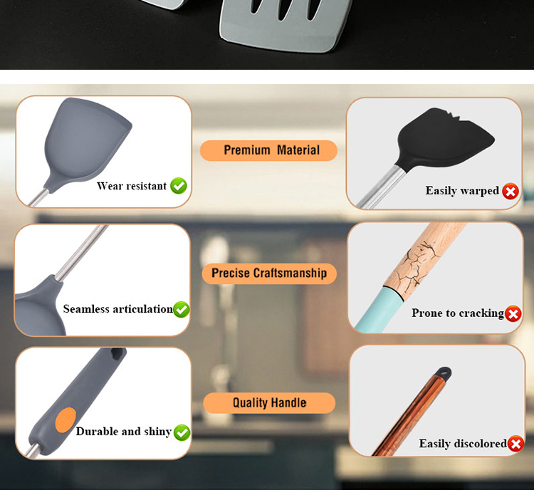 stainless steel cooking utensils set