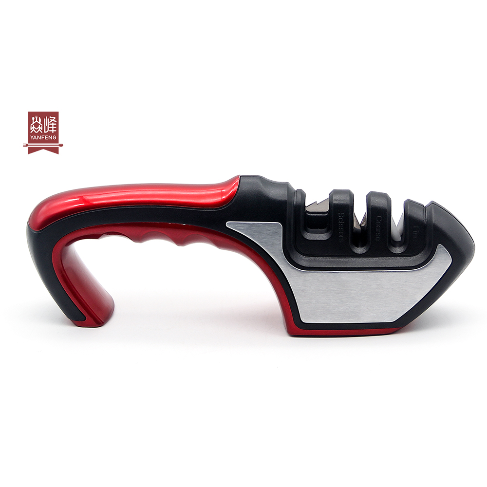China Factory Smart Kitchen Tools and Utensils Manual Sharpener Professional Knife Sharpener Wholesale