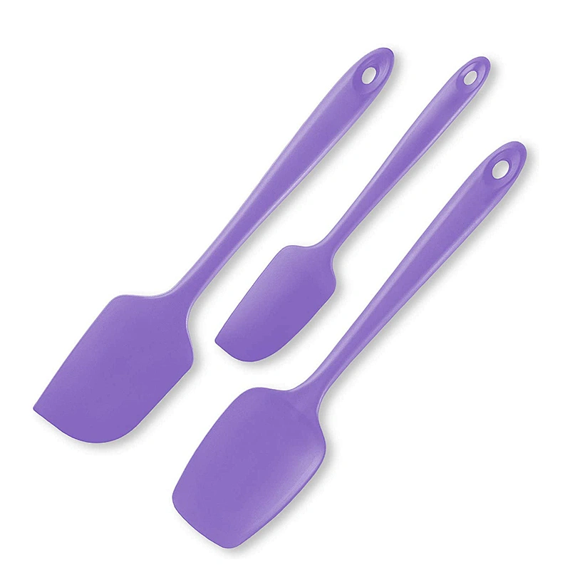 3 Piece Silicone Spatula Set Kitchen Gadget Non Scratch Scraper Spatulas Cookware set Heat Baking Silicone Kitchen Utensil Set