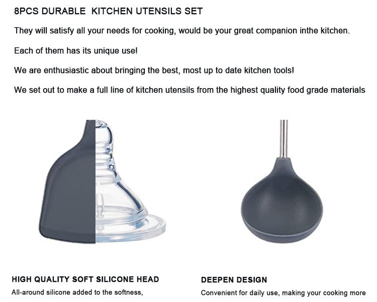 stainless steel cooking utensils set