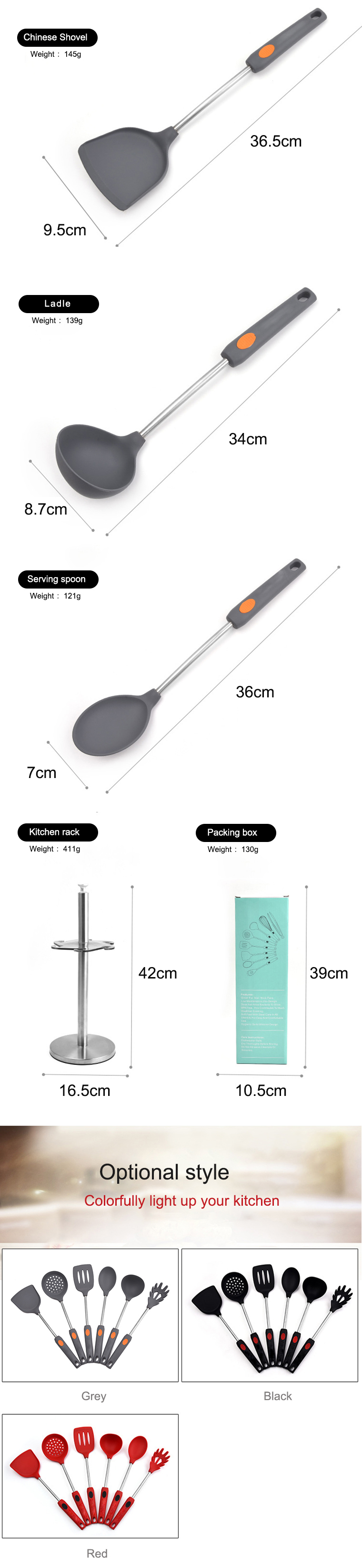 stainless steel kitchenware utensils