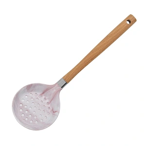 Camping CookWare Kitchen Accessories cooking utensil Tools Set Silicone Kitchen Utensils set with Wooden handle